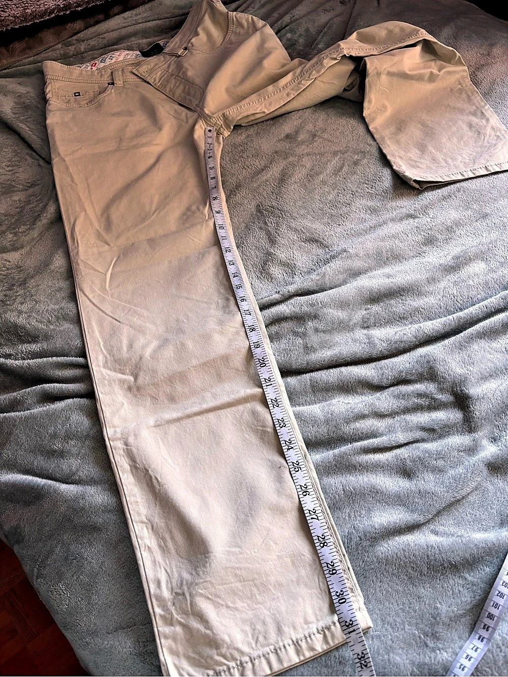 Bugatti Men's Cargo Pants Beige Waist 34x32